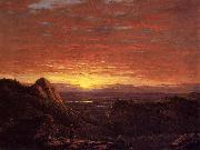 Frederic Edwin Church Morning, Looking East over the Hudson Valley from the Catskill Mountains oil on canvas